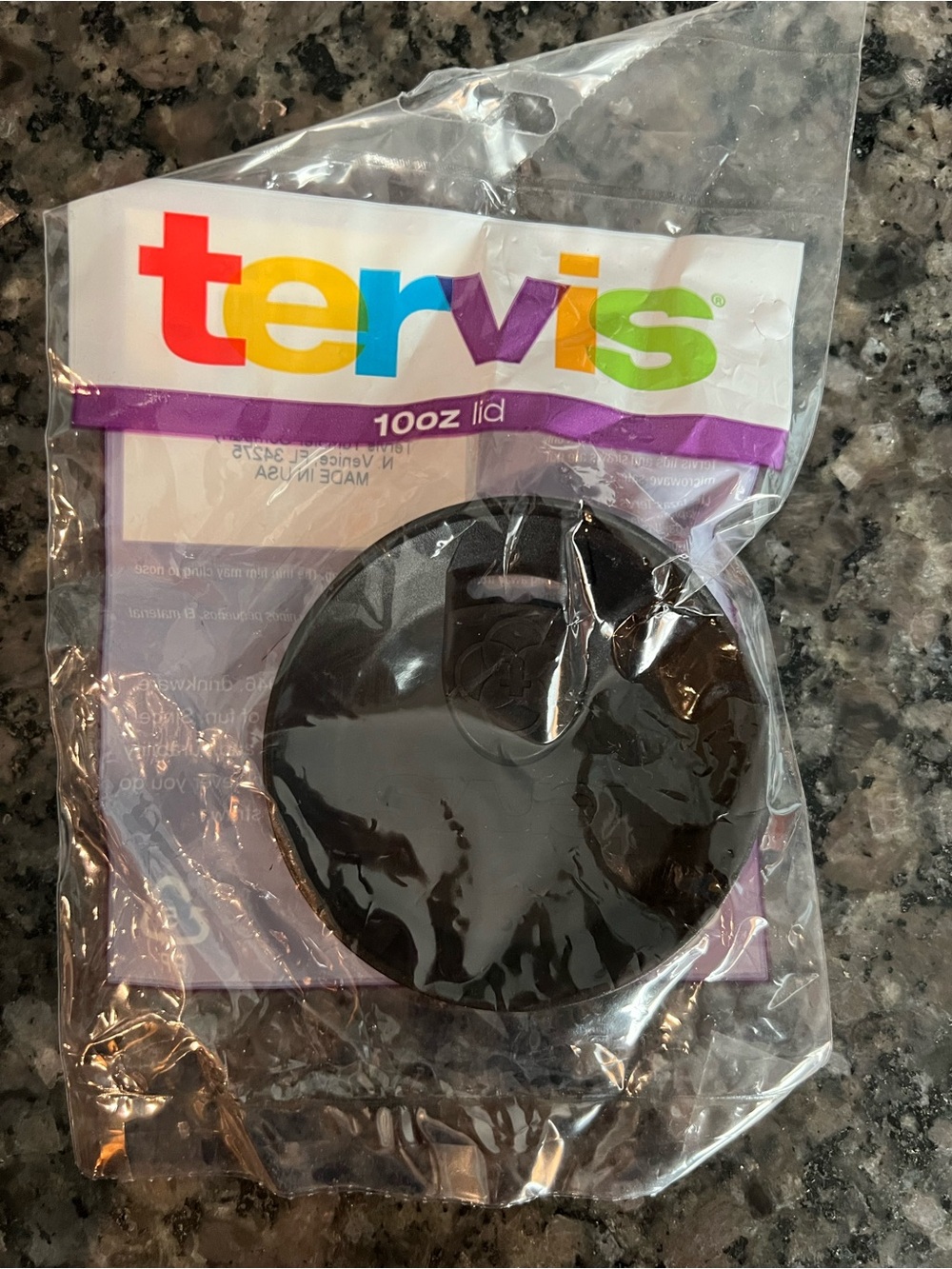 tervis Black 10oz Lid